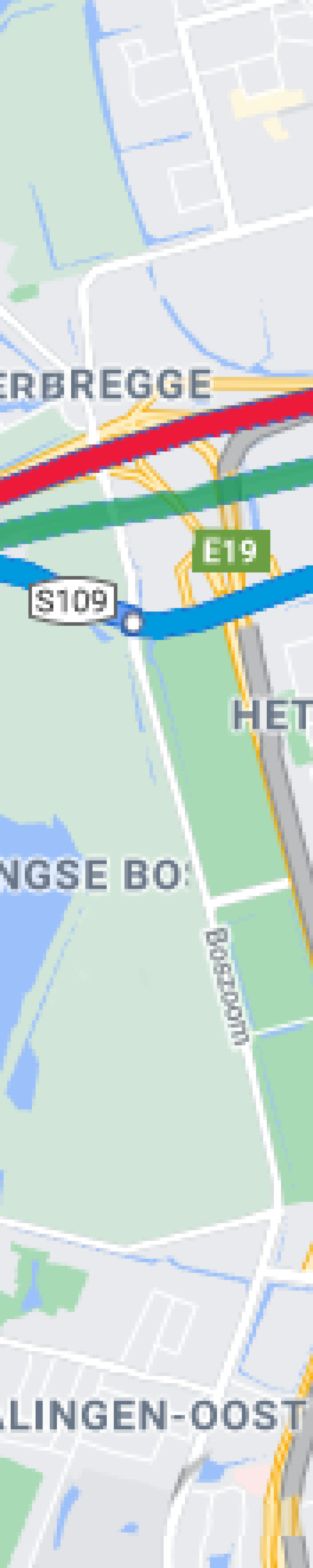 Route vanaf Rotterdam Centraal auto-trein-fiets naar atelier